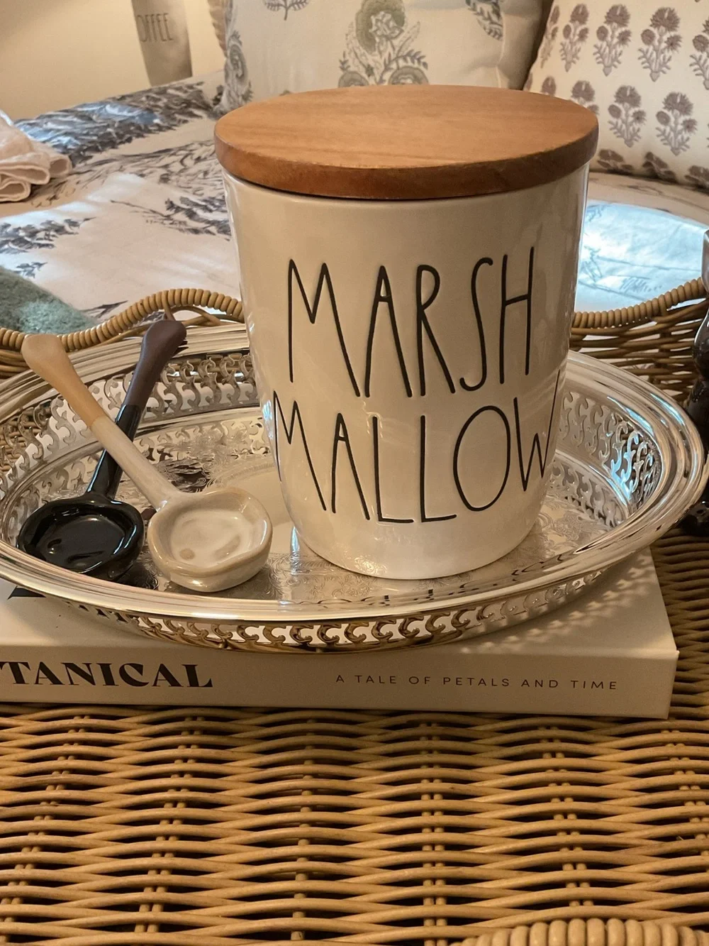 Rae Dunn Marshmallow Canister / Cellar